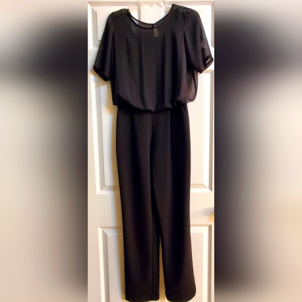 Black Dress Jumpsuit